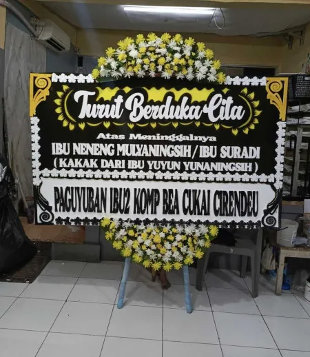 Papan Bunga Duka Juwok Sukodono