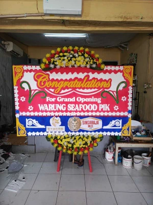 Papan Bunga di Juwok Sukodono
